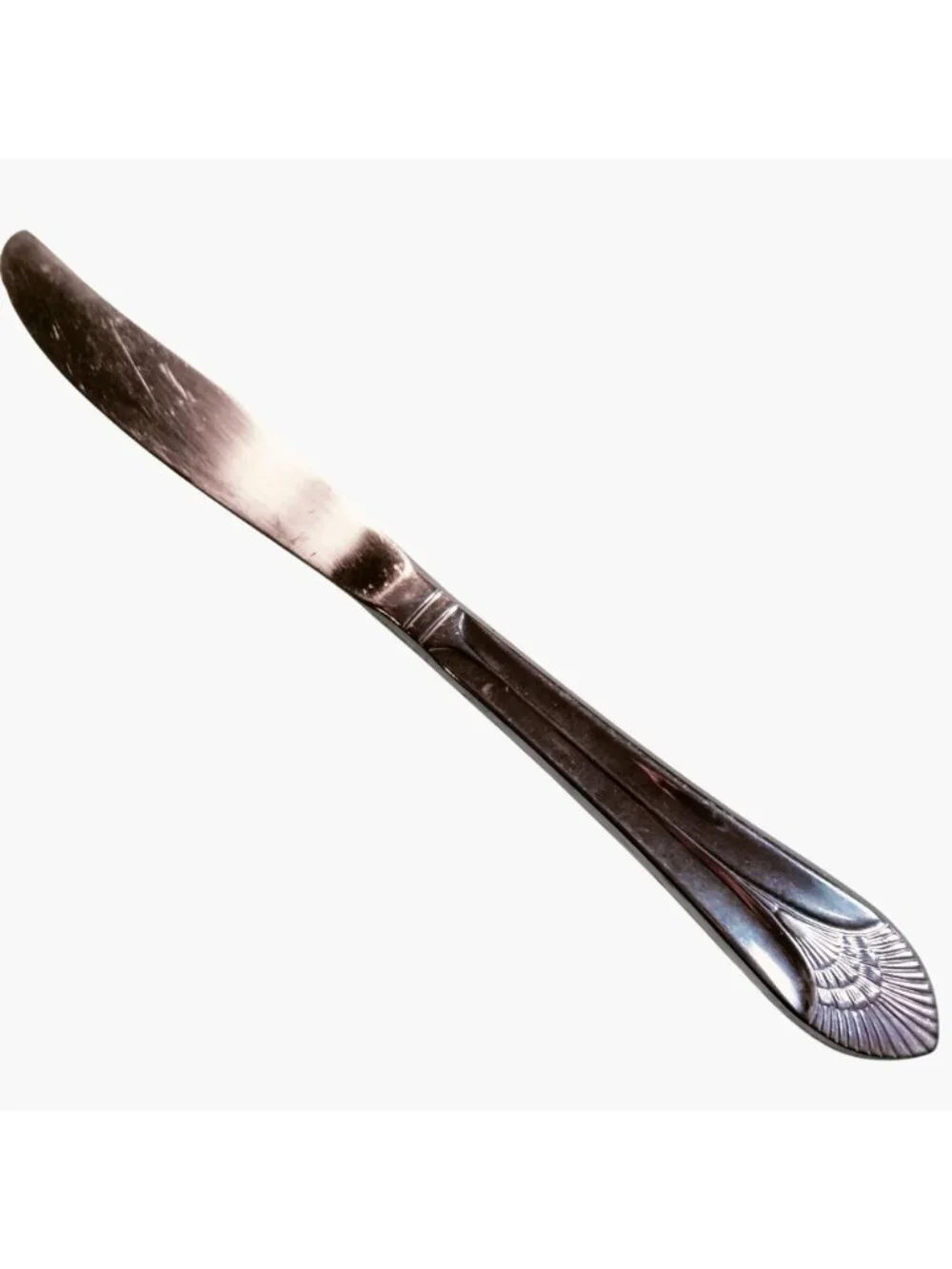Manhattan Pattern Stainless Steel Dinner Knife Art Deco Design Replacement